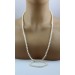 Perlenkette 88cm Gelbgold 333 8K Süßwasserperlen 6.3-5.5mm