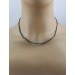 Diamant Kette Armband Weißgold 585 14K anthrazit schwarze Rohdiamanten 35ct 