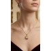 Rosenquarz Anhänger  Gold 585 14K rosa Edelstein 13.2ct