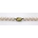 Akoya Perlenkette Japan 7.9-7.5mm Gelbgold 585 Diamanten 0.02ct.TW/SI