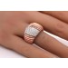 Brillantring Rosegold 585 14 Karat Natur Diamanten 2.2ct