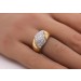 Brillantring Gelbgold 750 18 Karat Diamanten 1.3ct 