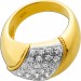 Brillantring Gelbgold 750 18 Karat Diamanten 1.3ct 
