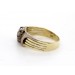 Diamant Ring Gold Weissgold 585 14K Diamanten 0.09ct  Antikschmuck