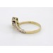 Zirkonia Ring Gold 585 14 Karat weiße Steine 0.40ct. Lupenrein