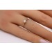 Solitär Ring Gold 750 18 Karat  Brillant 0.22ct