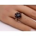 Granat Ring Gold 333 8 Karat rote Edelsteine 6.0ct Antikschmuck