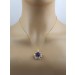 Amethyst Anhänger Gold 585 14K lila Edelstein 12.4ct Antikschmuck
