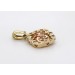 Citrin Anhänger Gold 585 14K gelber Edelstein 5ct Brillanten 0.24ct