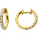 Brillant Creolen Hoops Gold 585 14K Brillanten 0.52ct