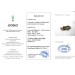 Perlen Brosche Gold 585 14K Biwa Perle Brillant 0.07ct 