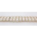 Perlen Armband Weissgold 585 14K Akoya Perlen 6.4-6.2mm Saphire Antikschmuck