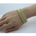 Armband Gelbgold 14 Karat Panzer Cuban massiv 19cm Sicherheitsschliesse 