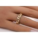 Kettenring Gold 375 9 Karat Panzerketten Design