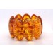 Bernstein Armband cognac braune Edelsteine 430ct. Antikschmuck 