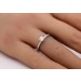Brillantring Weißgold 750 18 Karat Brillanten 0.54ct Lupenrein