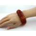 Bernstein Armband cognac braune Edelsteine 200ct Antikschmuck