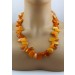 Bernstein Kette Butterscotch Soda Edelsteine 300ct. Antikschmuck