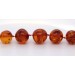 Bernstein Kette baltische Edelsteine 240ct cognac braun Antikschmuck