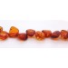 Bernstein Kette baltische Edelsteine cognac braun 240ct Antikschmuck