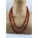 Bernsteine Kette baltische Edelsteine cognac braun 220ct