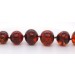 Bernstein Kette baltische Edelsteine cognac braun 230ct Antikschmuck