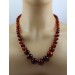 Bernstein Kette baltische Edelsteine cognac braun 230ct Antikschmuck