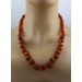 Bernsteine Kette baltische Edelsteine cognac honiggelb 220ct Antikschmuck