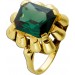 Turmalin Ring Gold 333 8K grüner Edelstein 11.2ct Antikschmuck