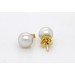 Perlenohrstecker Gold 585 Akoyaperlen 7.5mm