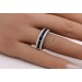 Saphir Ring Gold 585 14K blaue Edelsteine 2.1ct Brillanten 0.60ct