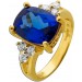 Tansanitring Gold 750 18K blauer Edelstein 7.2ct Brillanten 0.54ct
