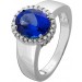 Tansanitring Weißgold 585 14K blauer Edelstein 5.4ct Brillanten 0.48ct