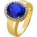 Tansanitring Gold 585 14K blauer Zoisit Edelstein 6ct Brillanten 0.35ct