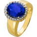 Tansanitring Gold 585 14K blauer Zoisit Edelstein 6ct Brillanten 0.35ct