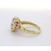 Morganitring Gold 585 14K rosa Morganit Edelstein 9.3ct 