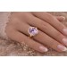 Morganitring Gold 585 14K rosa Morganit Edelstein 9ct 