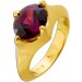 Rhodolith Ring Gold750 18 Karat roter Edelstein 4.5ct