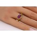 Rhodolith Ring Gold750 18 Karat roter Edelstein 4.5ct