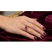 Rhodolith Ring Gold750 18 Karat roter Edelstein 4.5ct