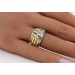 Saphirring Rainbow Gold 585 14K Saphire 3.30ct.