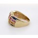 Saphir Ring Gold 585 Rainbow Edelsteine blau pink grün gelb orange 3.2ct