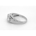 Brillantring Weissgold 585 14K Brillanten 0.85ct Lupenrein Antikschmuck