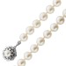 Perlenkette 48cm Akoyaperlen 7.9-7.5mm Weissgold 585 14K