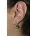 Peridot Ohrstecker Gold 585 14K grüne Edelsteine 3.0ct 