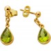 Peridot Ohrstecker Gold 585 14K grüne Edelsteine 3.0ct 