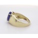 Tansanit Ring Gold 585 14K blauer Edelstein 7.5ct Brillanten 0.48ct 