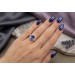 Tansanit Ring Gold 585 14K blauer Edelstein 7.5ct Brillanten 0.48ct 