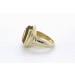 Citrinring Gold 333 8 Karat zitronengelber Edelstein 9.6ct