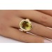 Citrinring Gold 333 8 Karat zitronengelber Edelstein 9.6ct